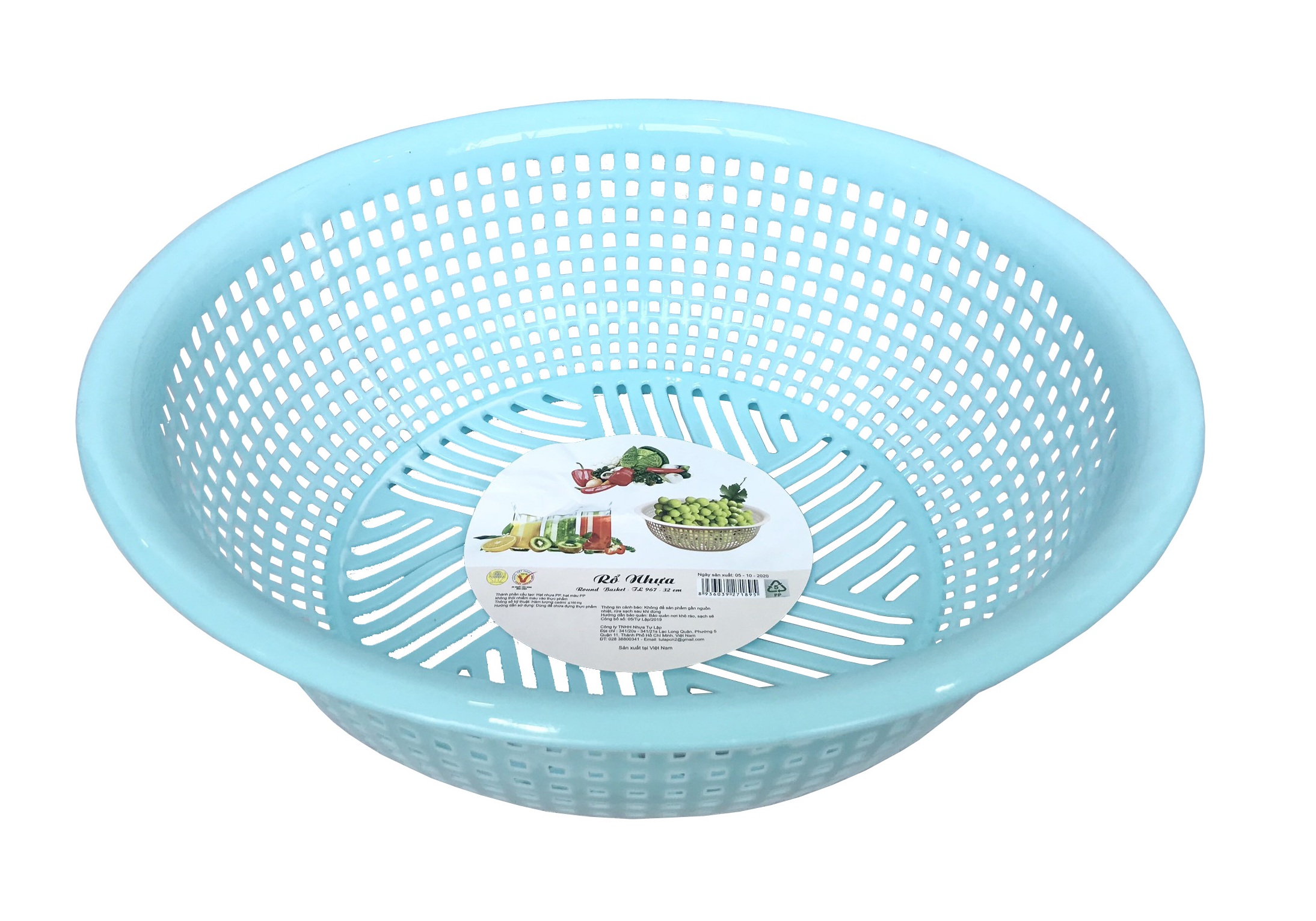 Rổ nhựa tròn TỰ LẬP TL967 - 32cm