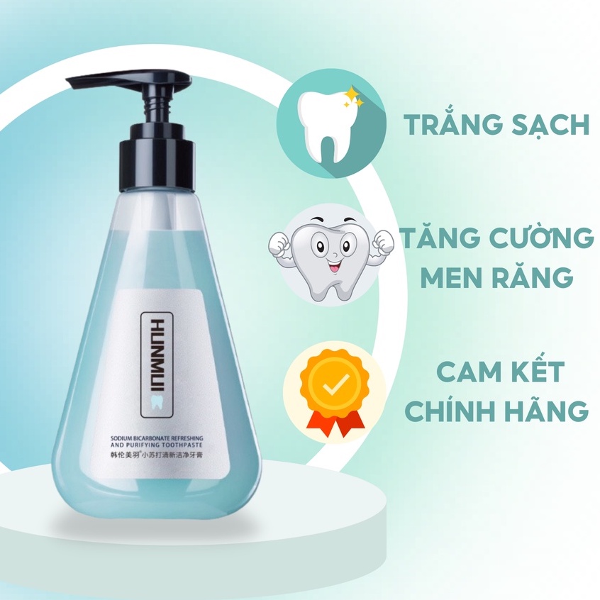 Kem đánh răng hunmui giúp trắng răng giảm ố vàng hết hôi miệng