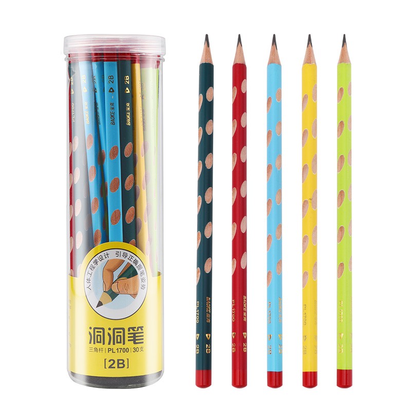 Bút chì định vị Baoke thân tam giác, nhẹ, dễ cầm phù hợp cho trẻ tập cầm bút- PL1700