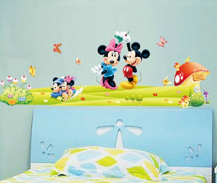 Decal dán tường chuột Mickey
