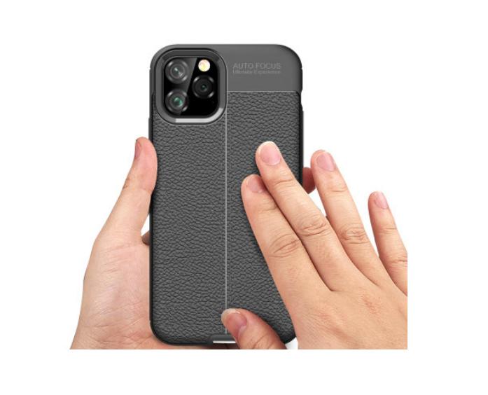 Ốp lung silicon dẻo vân da cho iPhone 11 pro max