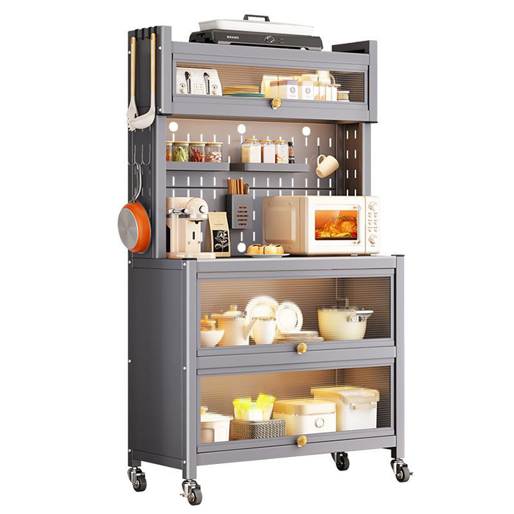 Tủ kệ nhà bếp 5 tầng đa năng rộng 80-100cm