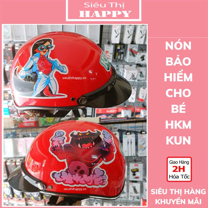 SIÊU THỊ HAPPY Nón bảo hiểm cho bé - HKM Kun