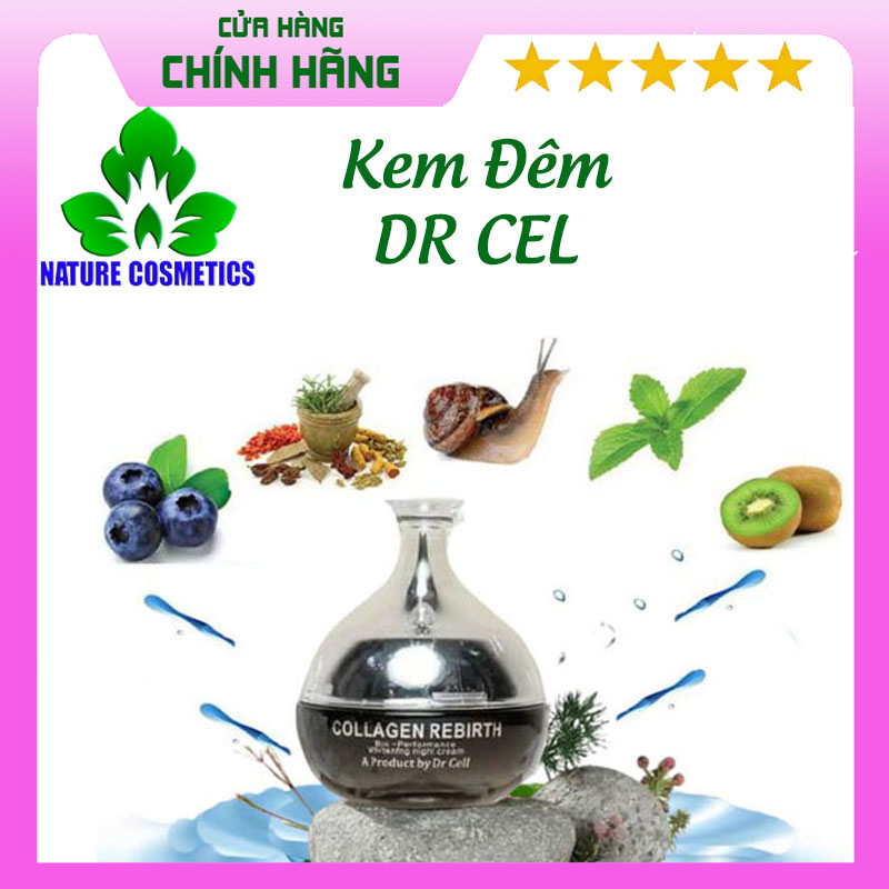 Kem đêm collagen rebirth dr cell, cung cấp độ ẩm, collagen tươi và dưỡng chất thiết yếu, 30g