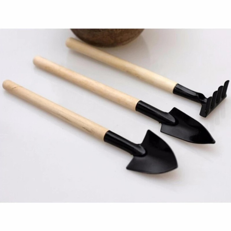 Bộ cuốc xẻng mini trồng cây 3 món nhỏ xinh