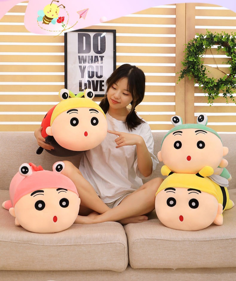 Gấu bông Shin cosplay nằm, sản phẩm 100% giống mô tả, đảm bảo chất lượng, bền đẹp, an toàn cho người sử dụng