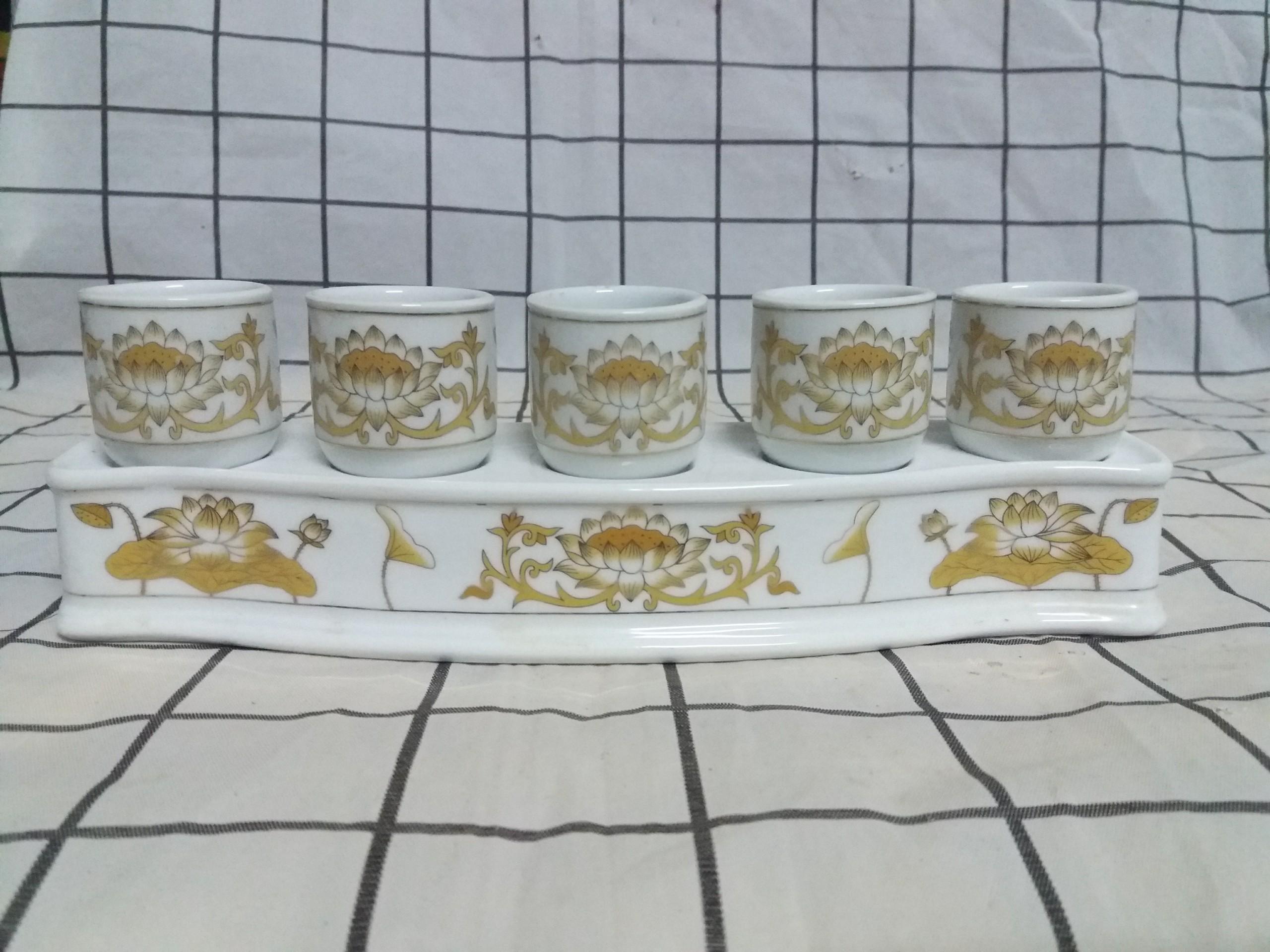 Bộ 5 chung nước Ông Địa Thần Tài