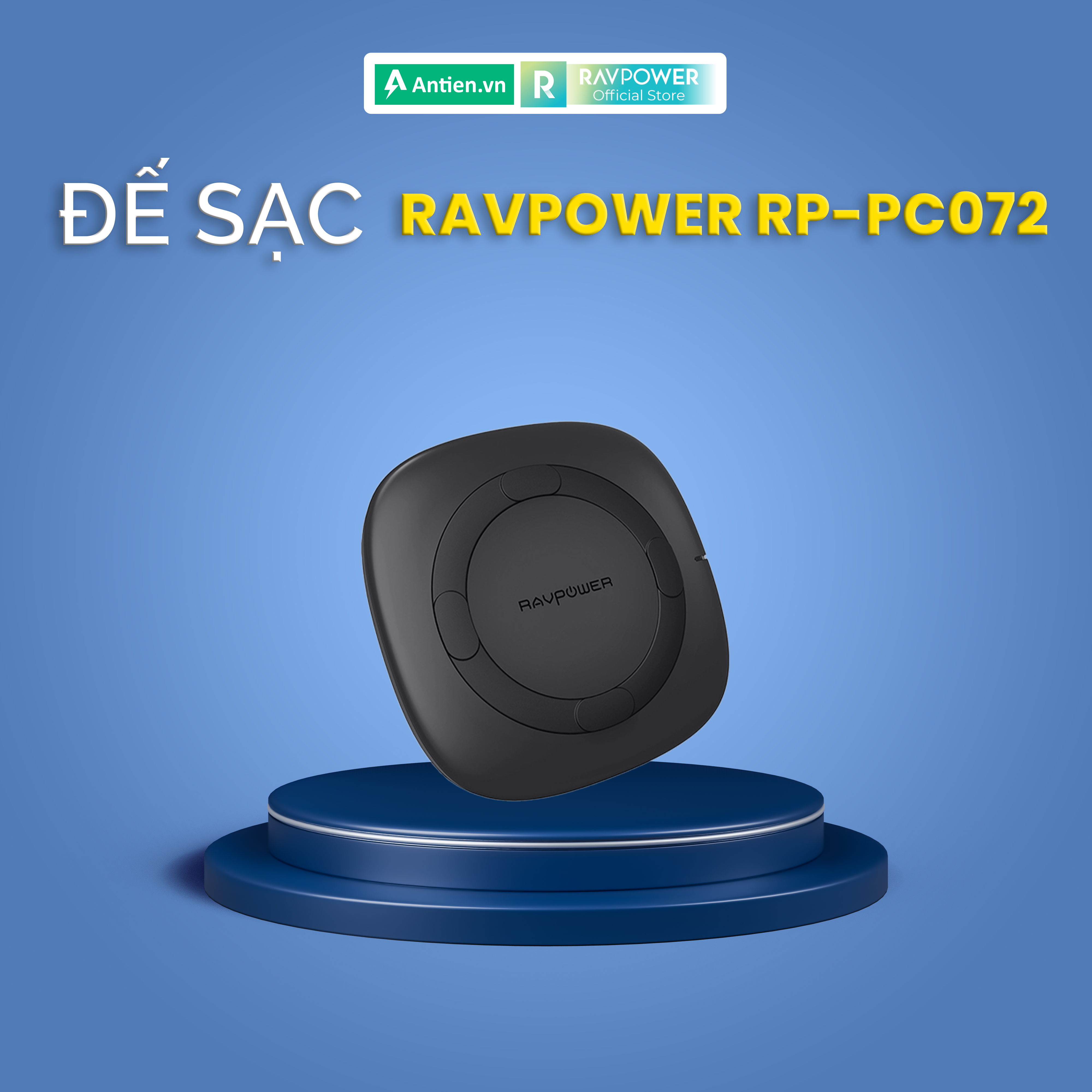 Sạc không dây ravpower rp-pc072 5w