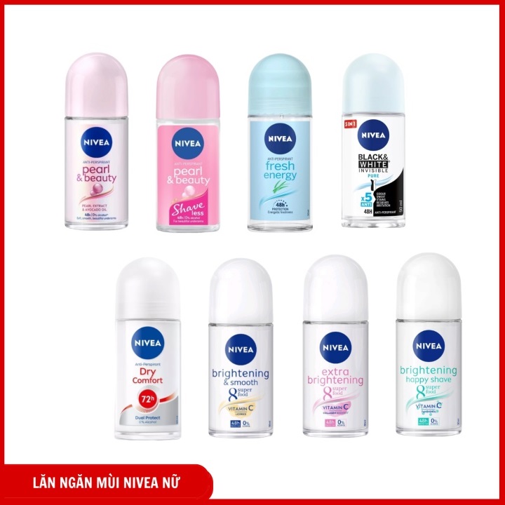 Lăn nách khử mùi nivea 25ml - 50ml - thái lan
