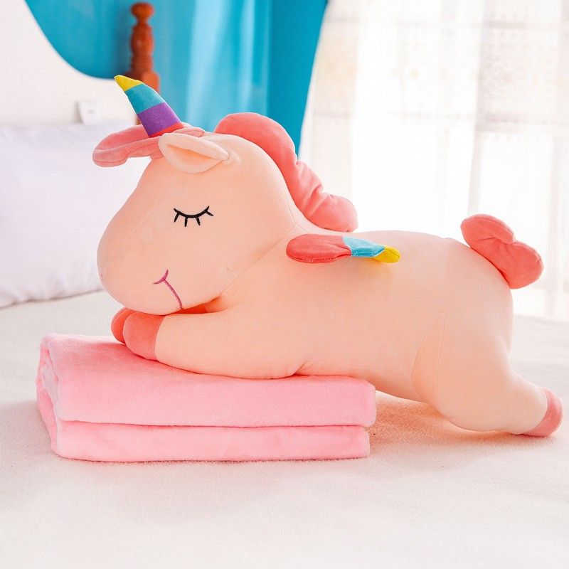 Bộ chăn gối ngủ văn phòng ngựa pony