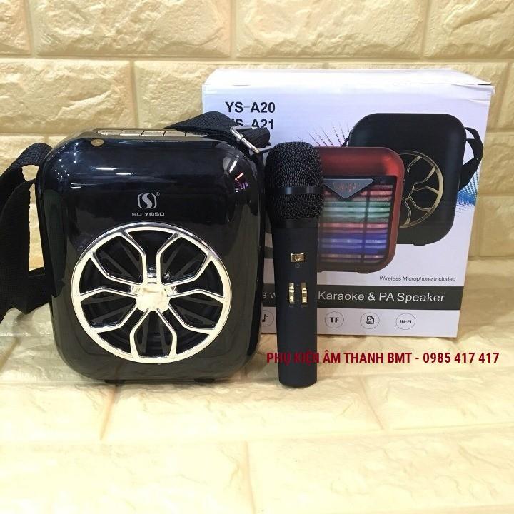 Loa bluetooth Karaoke YS-A20-21 - Xách tay mini di động