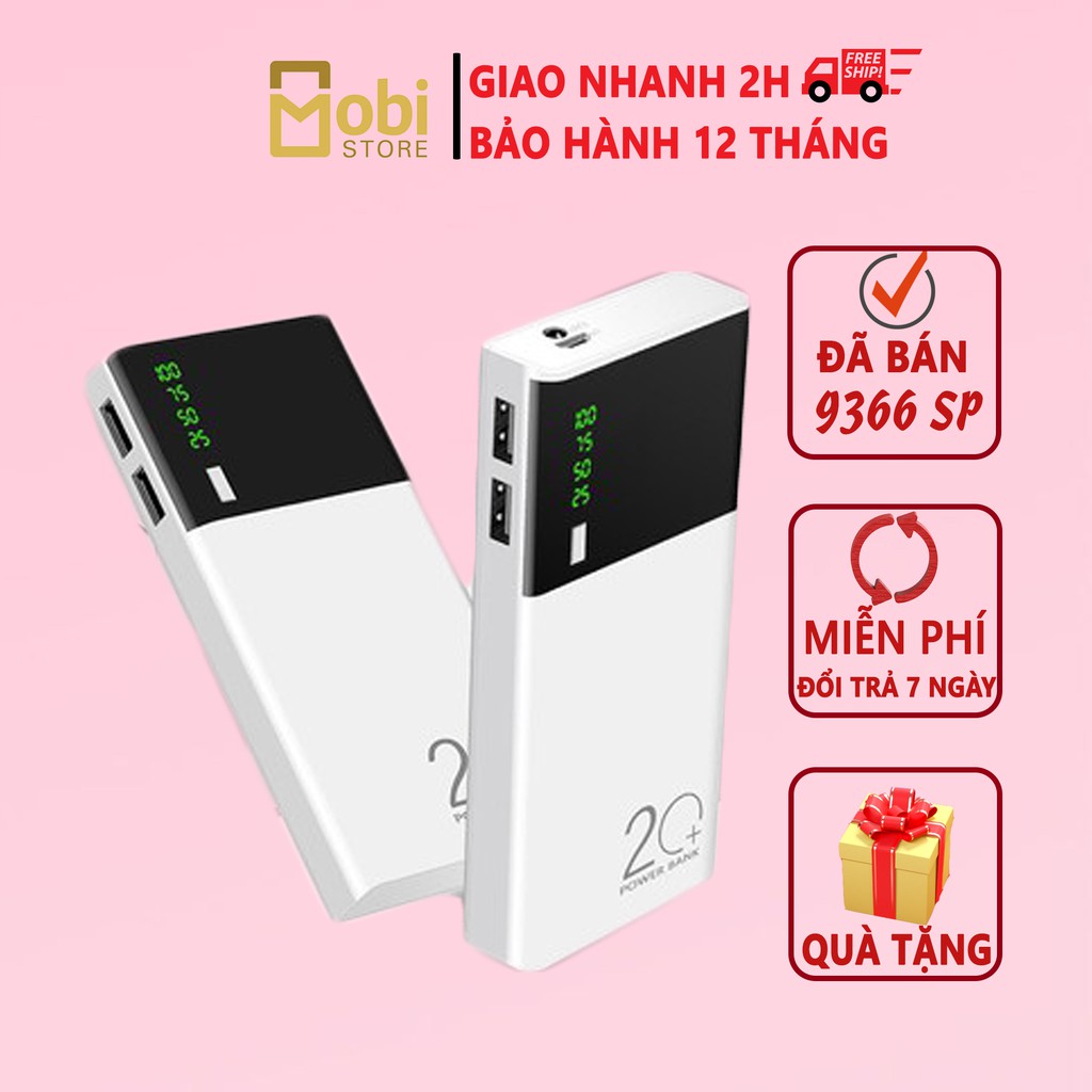 Pin Dự Phòng Giá Rẻ HIỂN THỊ LCD LED  Chính Hãng Sạc Nhanh Chất Lượng. Giao Nhanh 1H Pin Sạc Dự Phòng - Giá Rẻ Dung Lượng 20000Mha Cao Sạc Nhanh.