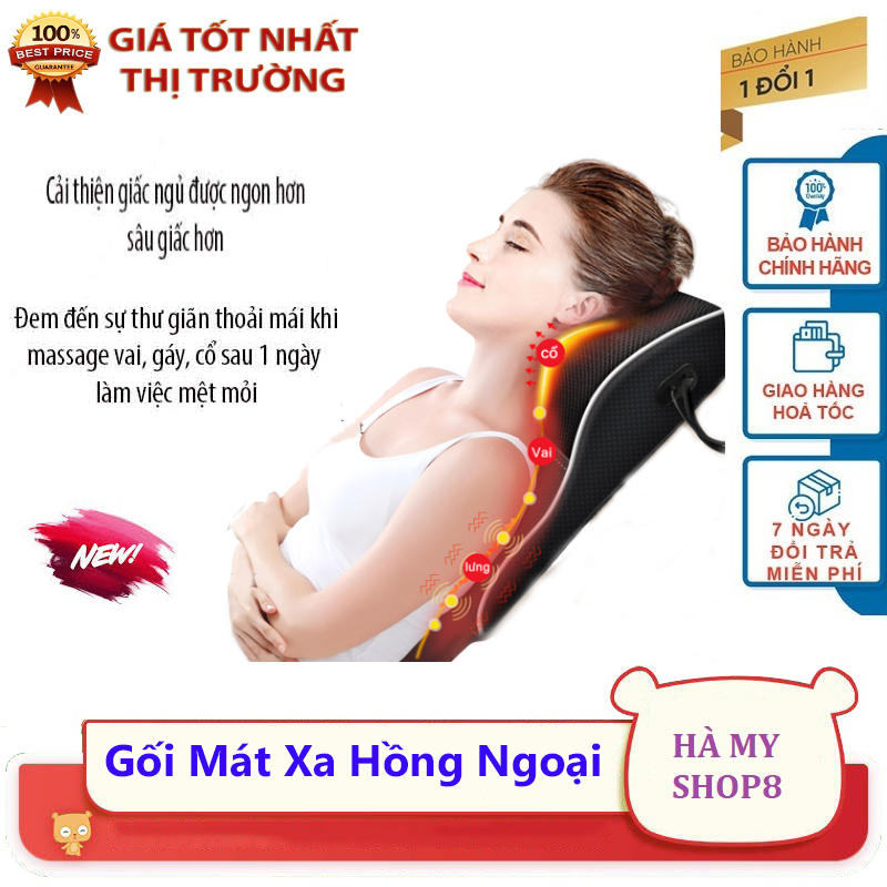 Gối massage vai gáy toàn thân đa năng cao cấp,Máy massage cổ vai gáy,Máy Massage giảm nhức mỏi toàn thân