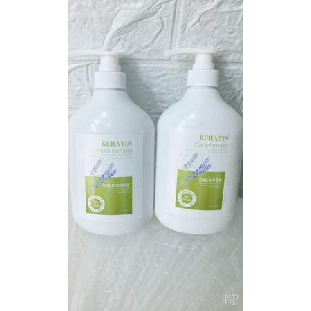 Bộ Combo Cặp Dầu Gội Đầu Keratin plant formula -dưỡng ẩm , giữ màu phục hồi tóc ❤❤❤❤❤❤