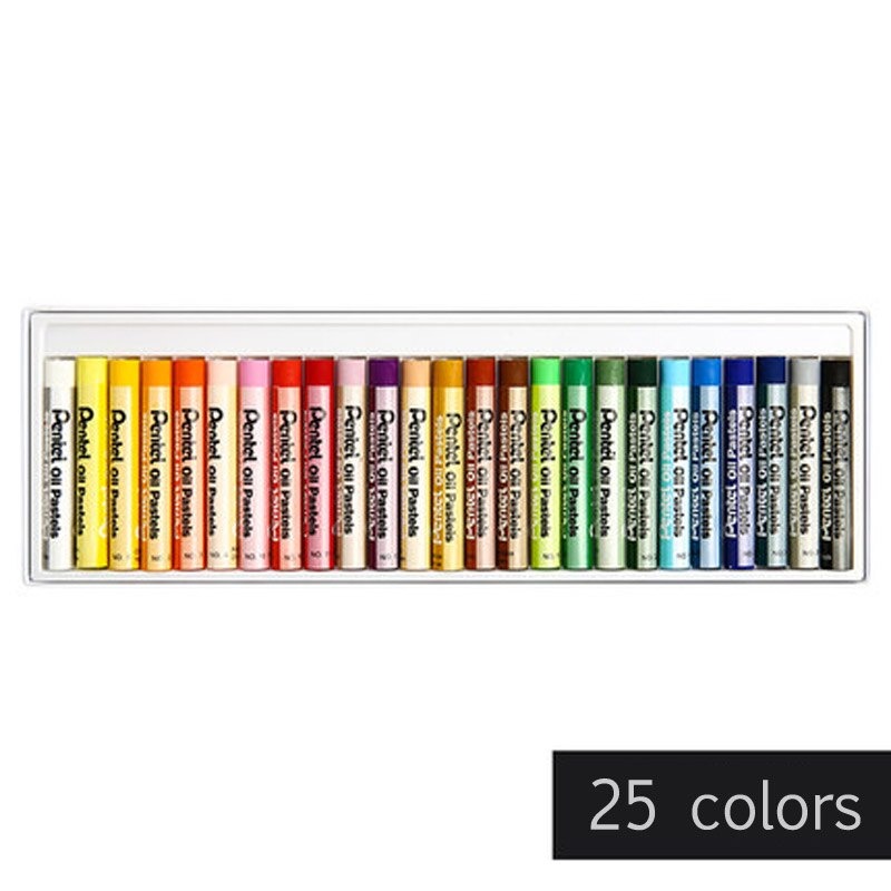 bút sáp dầu 25 màu pentel