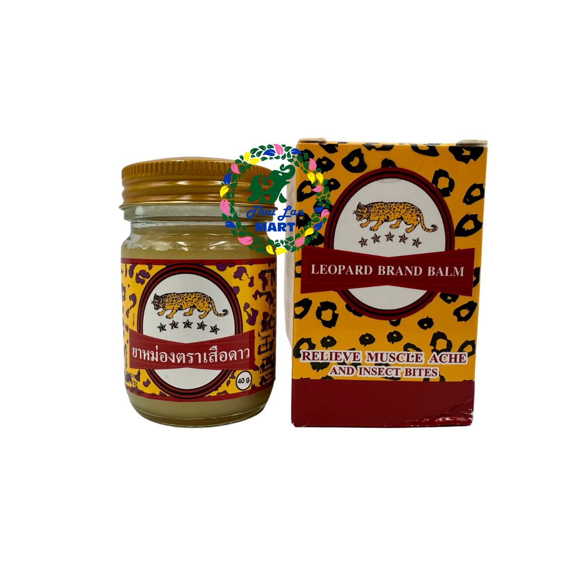 12 lọ dầu cù là con báo leopard balm thái lan 40 gam