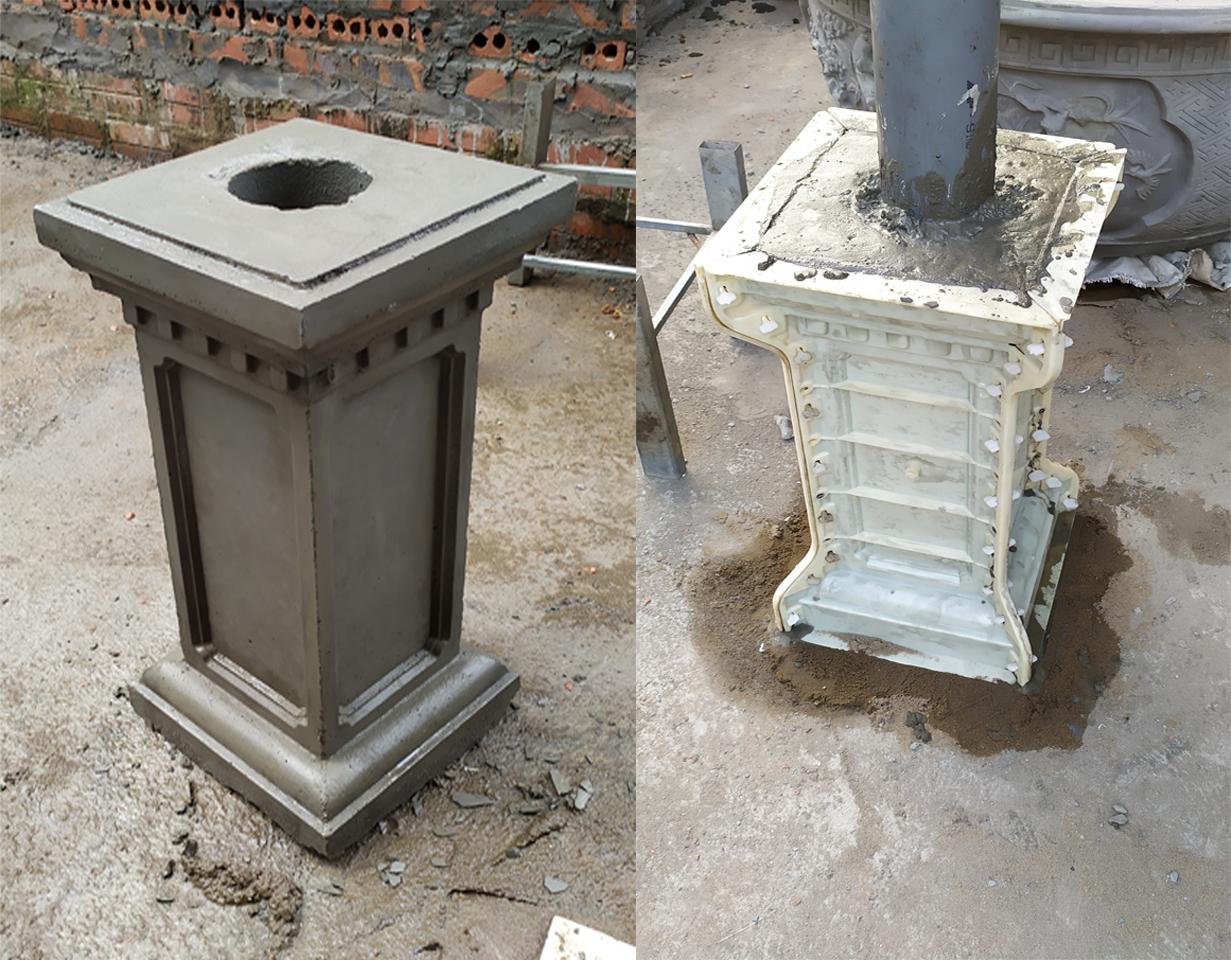 Khuôn chân đôn vuông cao 60 cm