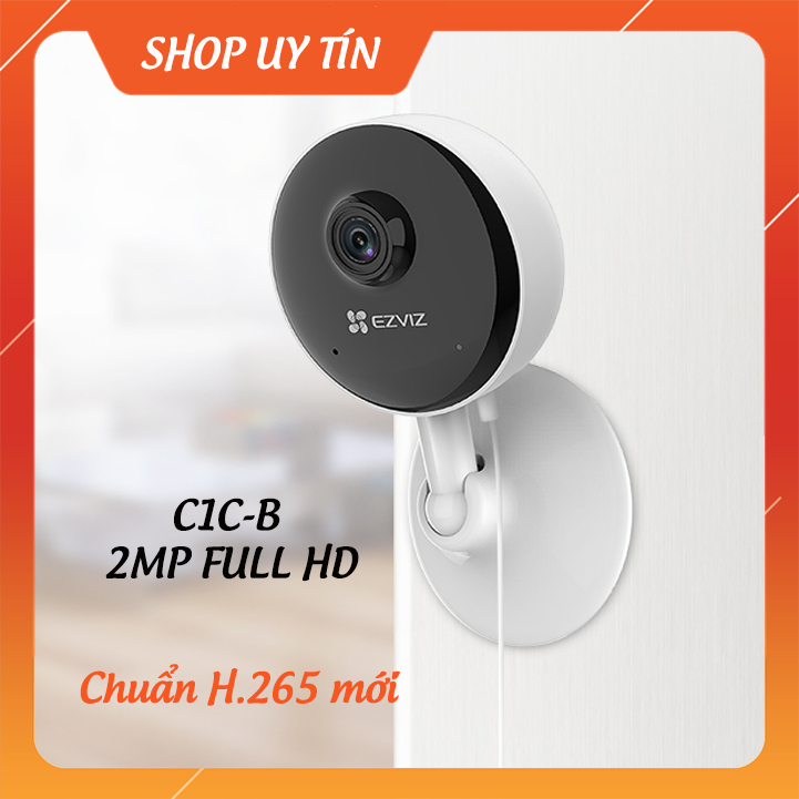 Camera wifi Ezviz C1C-B chuẩn H.265 mới Full HD 2MP 1080P Chuyên gia nhìn đêm
