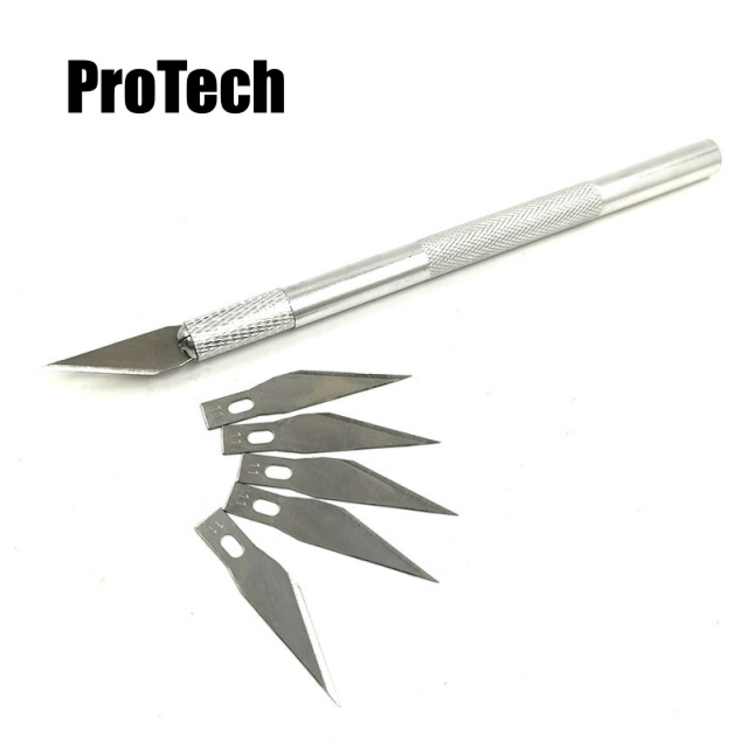 Bộ cắt mỹ thuật, dao khắc trổ bút chì gỗ nghệ thuật, dao cắt mạch, dao đa năng 6 lưỡi tiện lợi