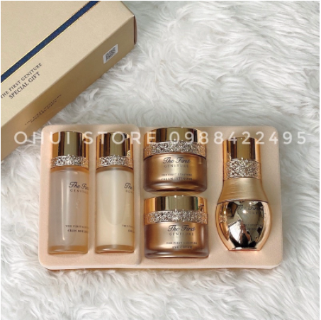 Set dưỡng tái sinh da cao cấp OHUI The First 5 sản phẩm - Chính hãng LG Hàn Quốc
