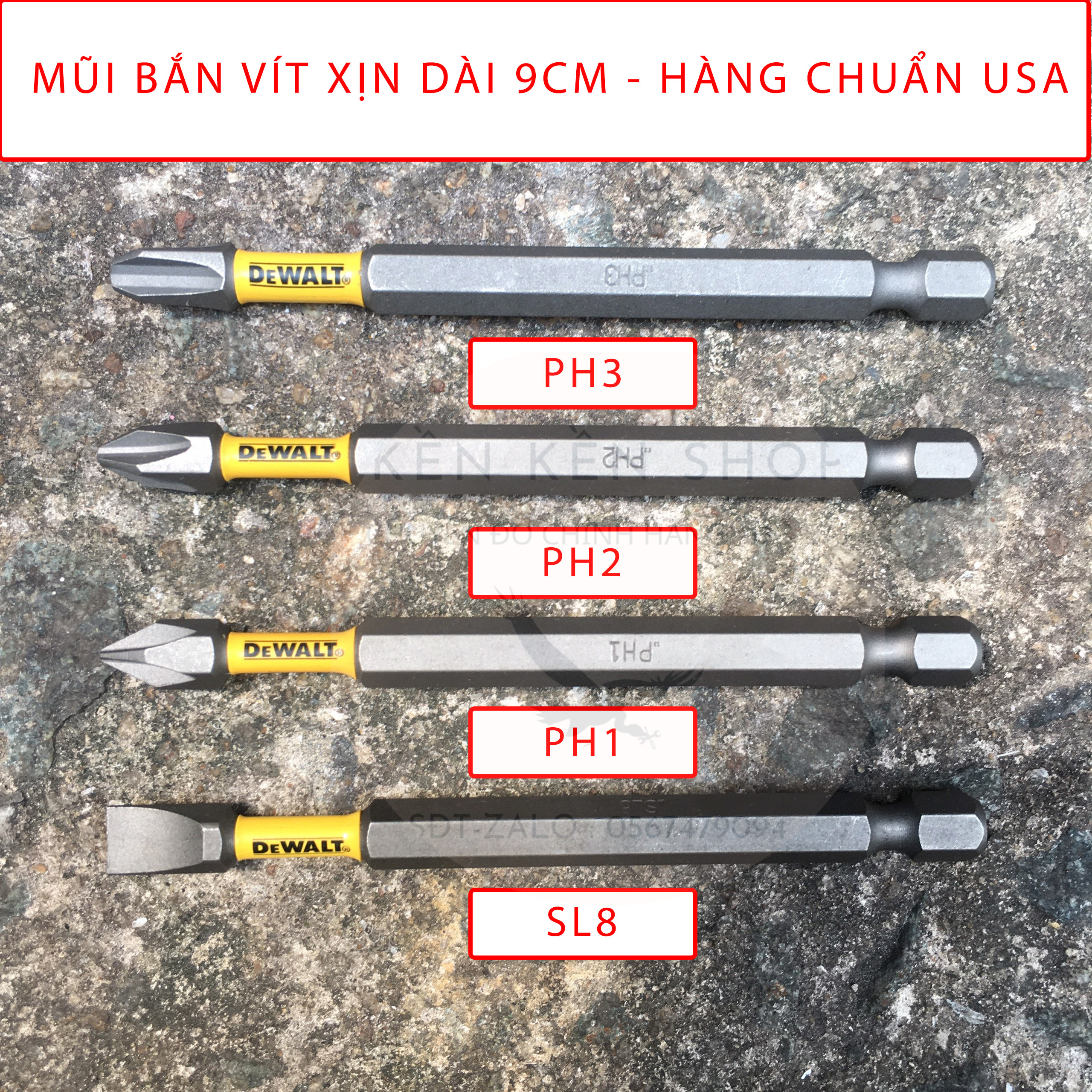 Mũi vít dewat - hàng chuẩn usa , bán lẻ
