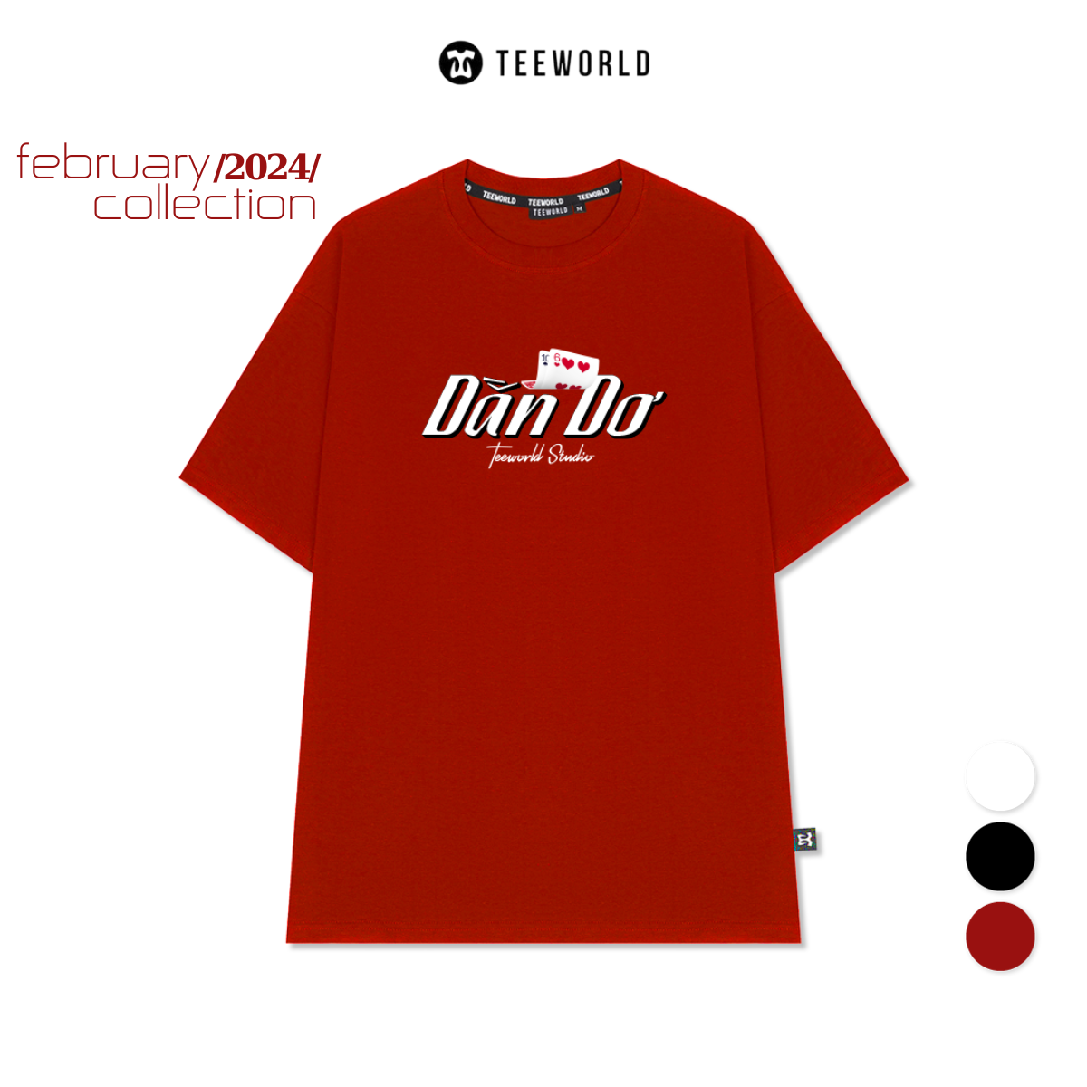 Áo Thun Local Brand Teeworld Dằn Dơ Nam Nữ Form Rộng Unisex