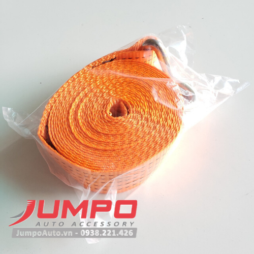 [HCM]Dây chằng hàng bản 50mm 6 mét móc J không đầu cảo màu cam