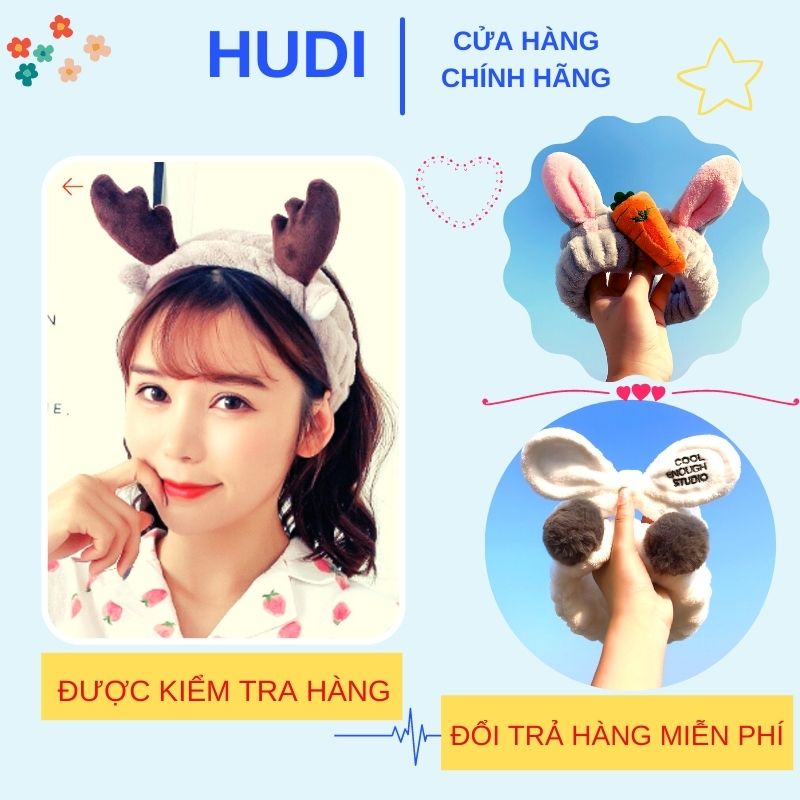 Băng đô tóc - băng đô thiết kế kiểu dễ thương dành cho nữ đẹp nhiều màu - mã bđ01