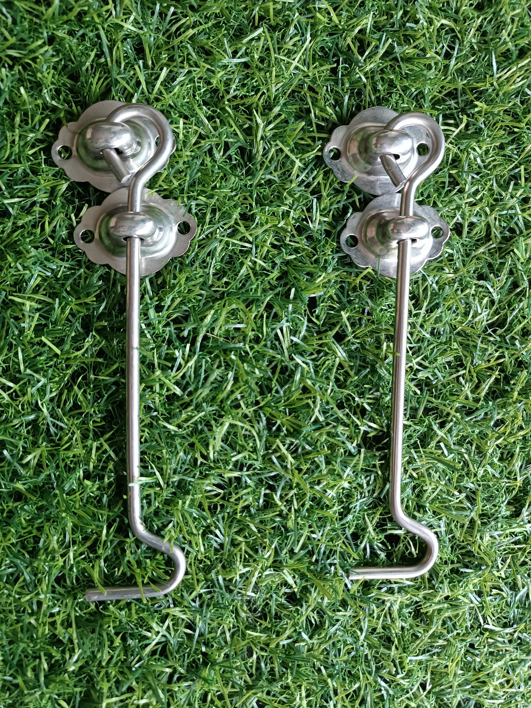 Combo 2 cái móc gió dài 15cm 100% Inox dùng cho cửa sổ, cửa đi