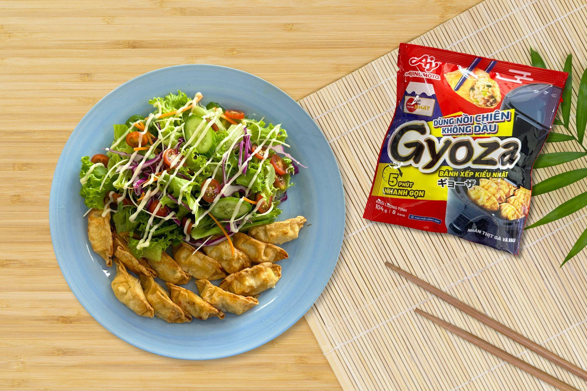 Bánh xếp kiểu Nhật Gyoza Ajinomoto - Bịch 114g 6cái (giao HCM 2H)