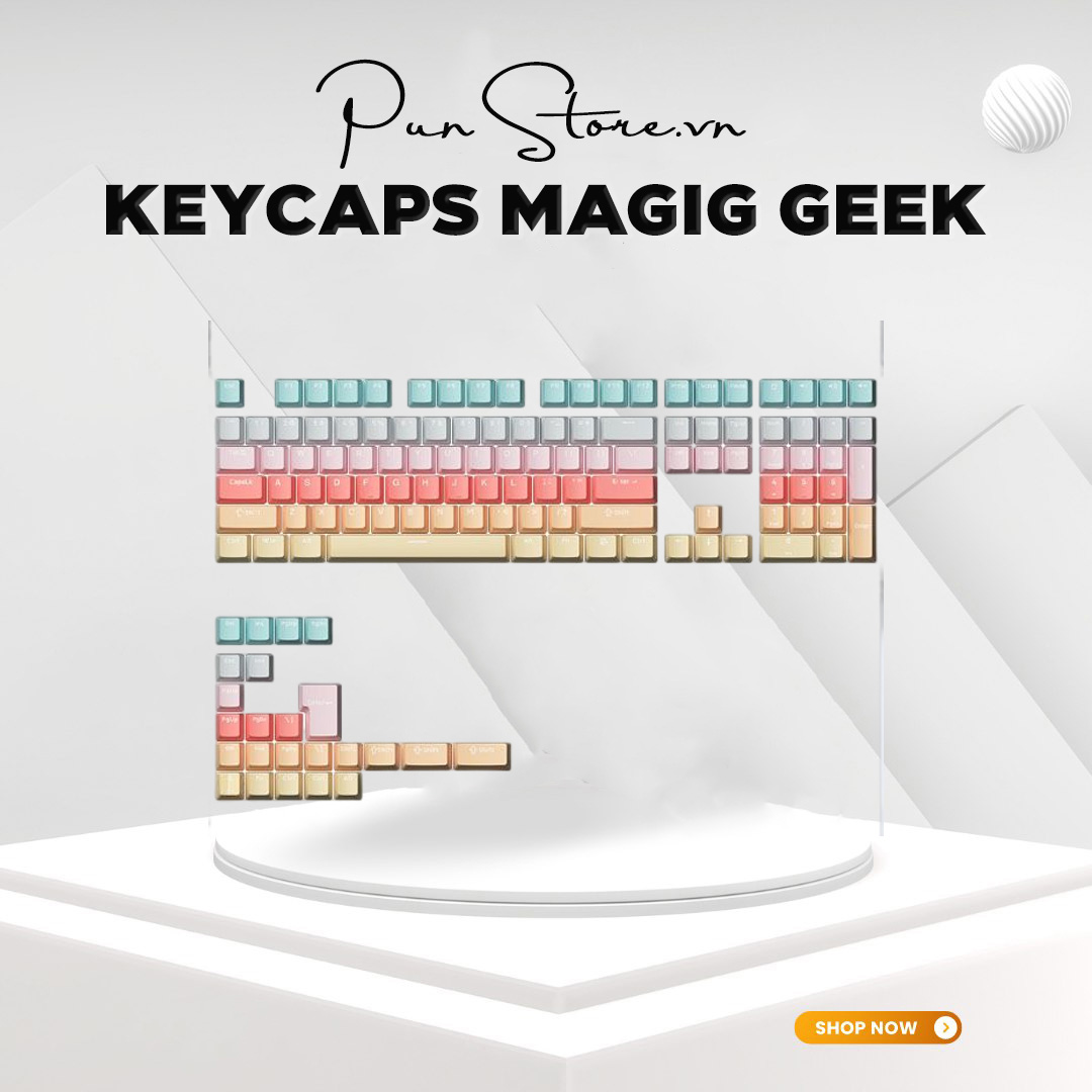 Keycap magic geek pbt double shot - oem profile