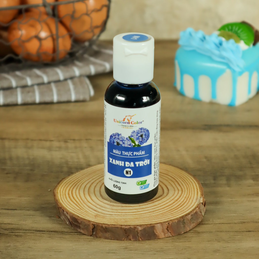 Màu thực phẩm 60g - Xanh da trời - Unicorn color
