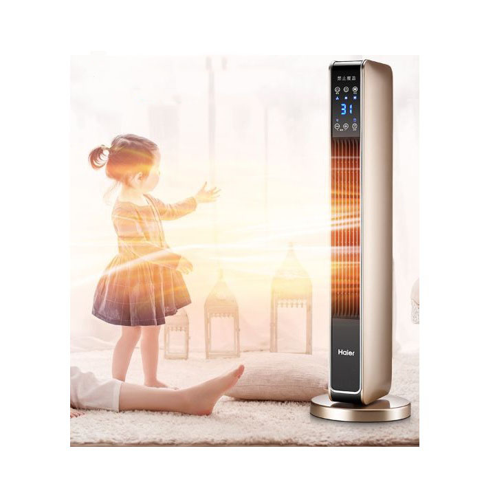 Quạt cây sưởi haier không cánh 2000w tự ngắt khi đổ, máy sưởi gia đình, quạt sưởi ấm mùa đông cao cấp