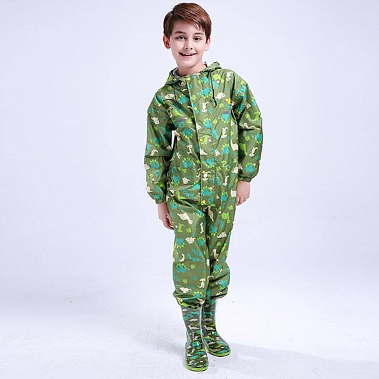 Bộ Quần Áo Mưa Vải Dù Cho Bé Chống Thấm Size 6 ( 11 - 13 tuổi )