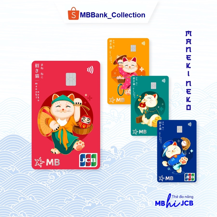 Bộ sưu tập thẻ mb hi collection - bộ sưu tập mèo maneki neko