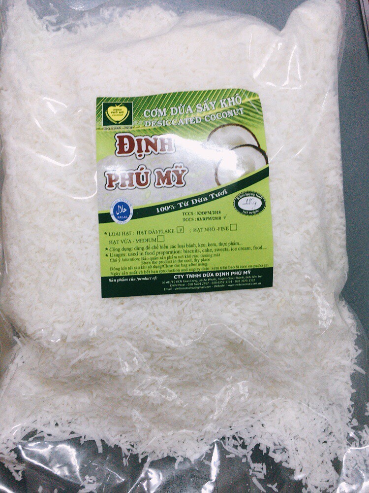 Dừa sấy sợi phú thương gói 1kg