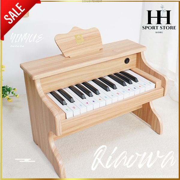 Đàn piano điện dành cho bé - Đàn piano chất liệu từ gỗ tự nhiên, cao cấp, bền bỉ - Piano mini 25 phím dành cho bé từ 1 đến 7 tuổi