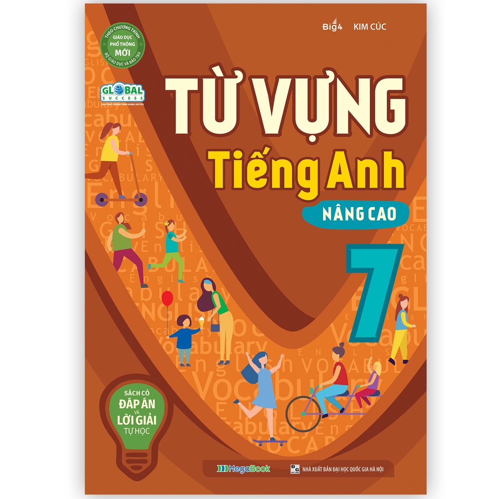 Sách Từ vựng Tiếng Anh nâng cao Lớp 7 - Megabook