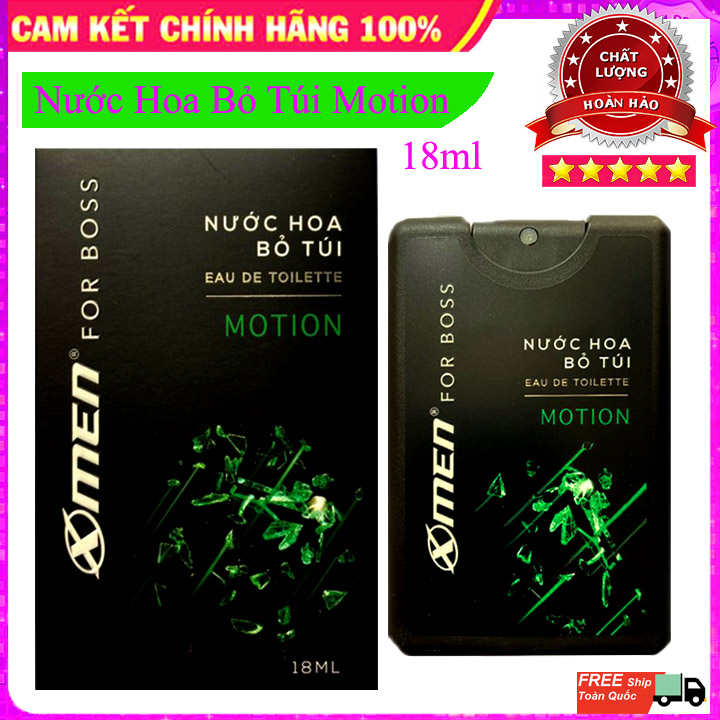Nước Hoa Bỏ Túi X-Men Motion - Nước hoa EDT X-Men for Boss Motion 18ml