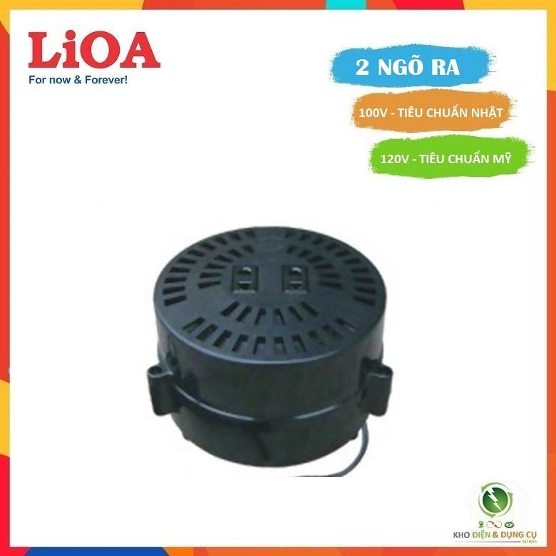 BIẾN ĐỔI NGUỒN HẠ ÁP LIOA 2,0KVA DN020 TỪ 220V XUỐNG 100V - 120V ( TIÊU CHUẨN NHẬT & MỸ ) - 2 NGÕ RA