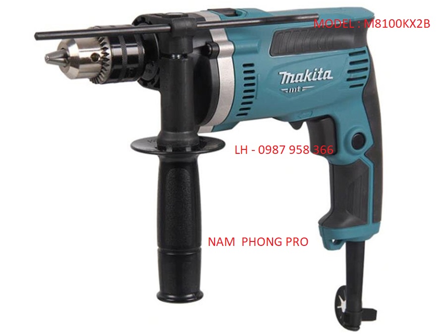 Máy khoan búa 26 phụ kiện makita m8100kx2b