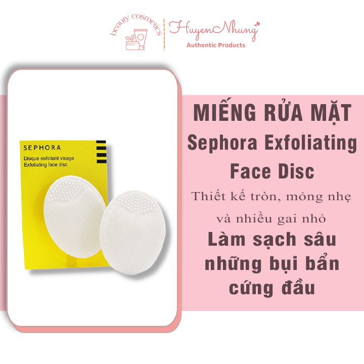 Miếng Rửa Mặt Sephora Exfoliating Face Disc