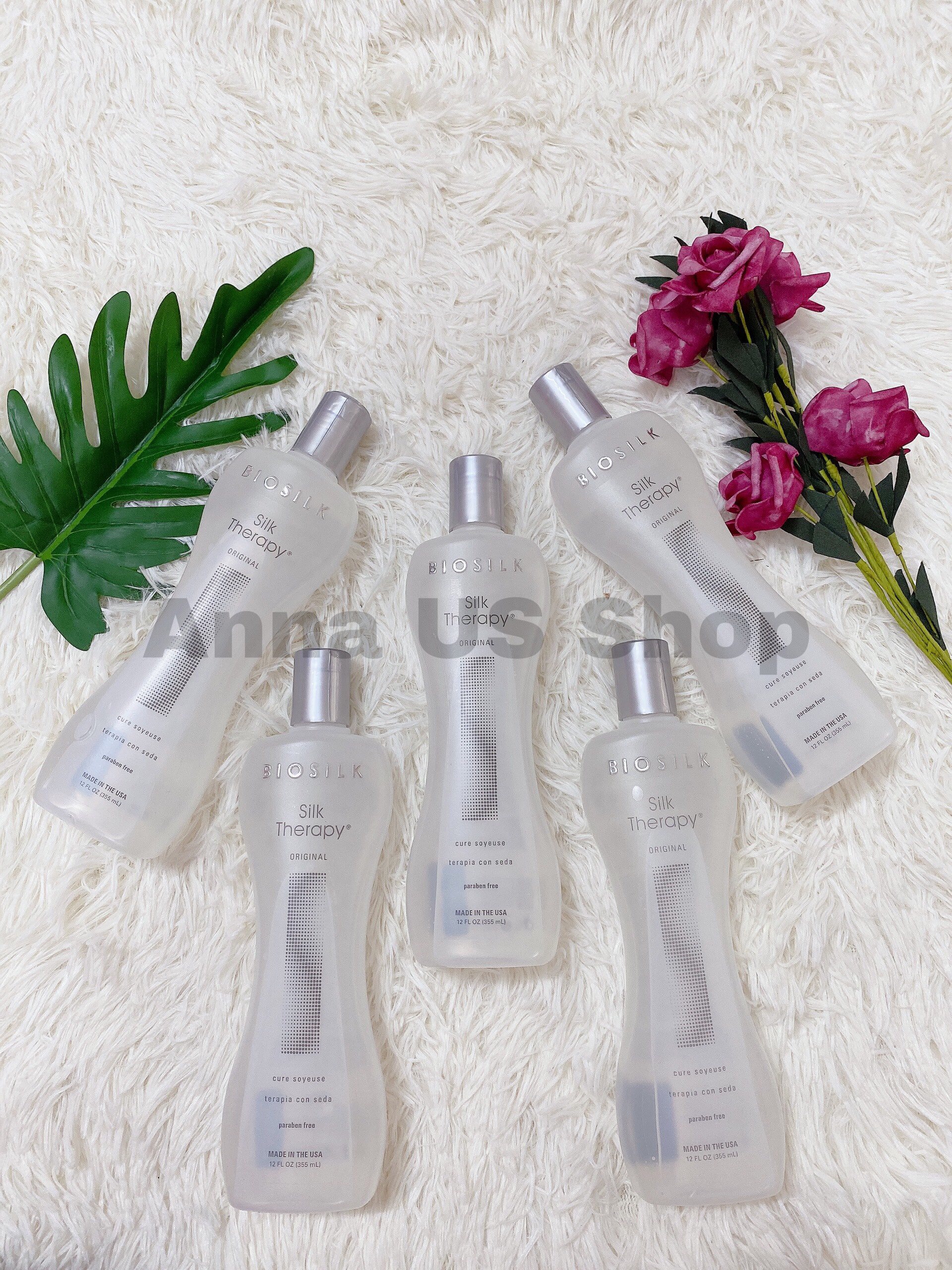 Tinh dầu dưỡng tóc bóng mượt siêu thơm Biosilk 355ml Mỹ