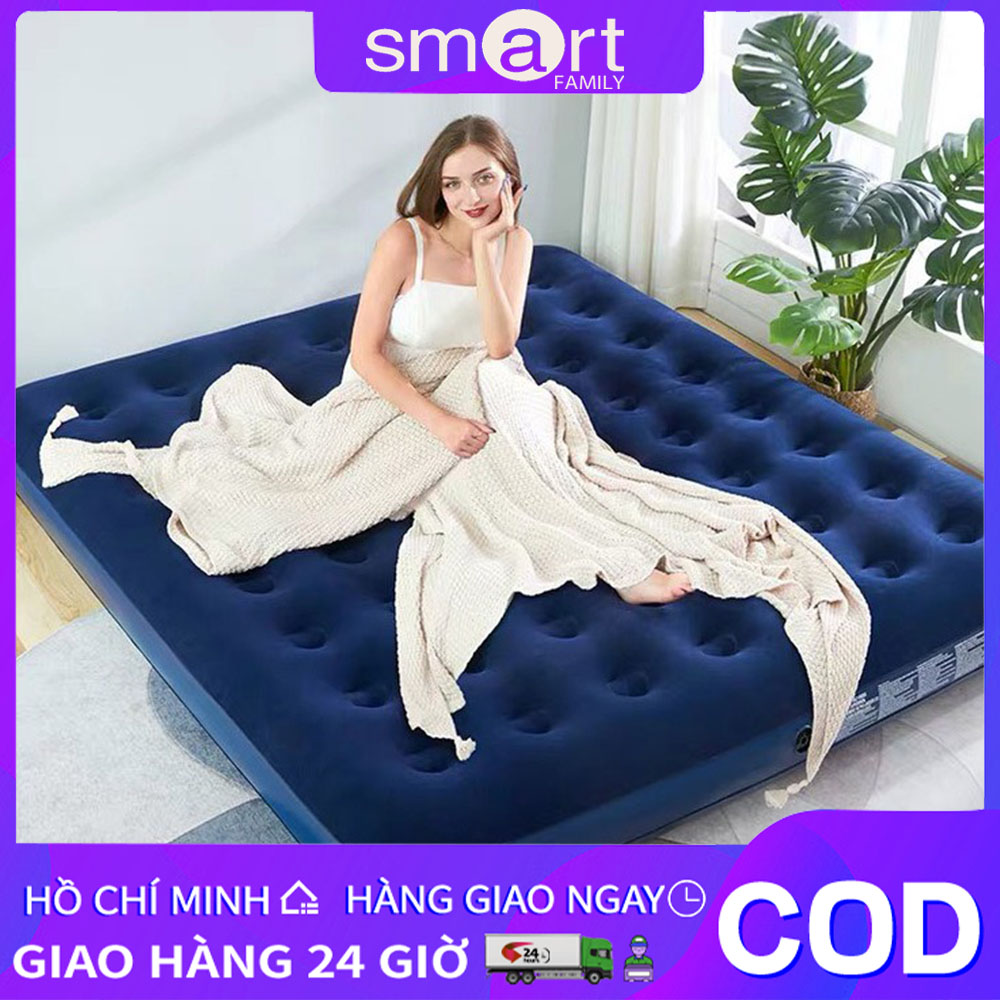 Đệm hơi, nệm hơi nhập khẩu cao cấp có bơm điện 2 chiều, tải trọng cao, nhỏ gọn, siêu êm Đệm Hơi Cao Cấp Kèm Bơm Điện 2 Chiều Nệm hơi du lịch, đệm hơi cao cấp KT