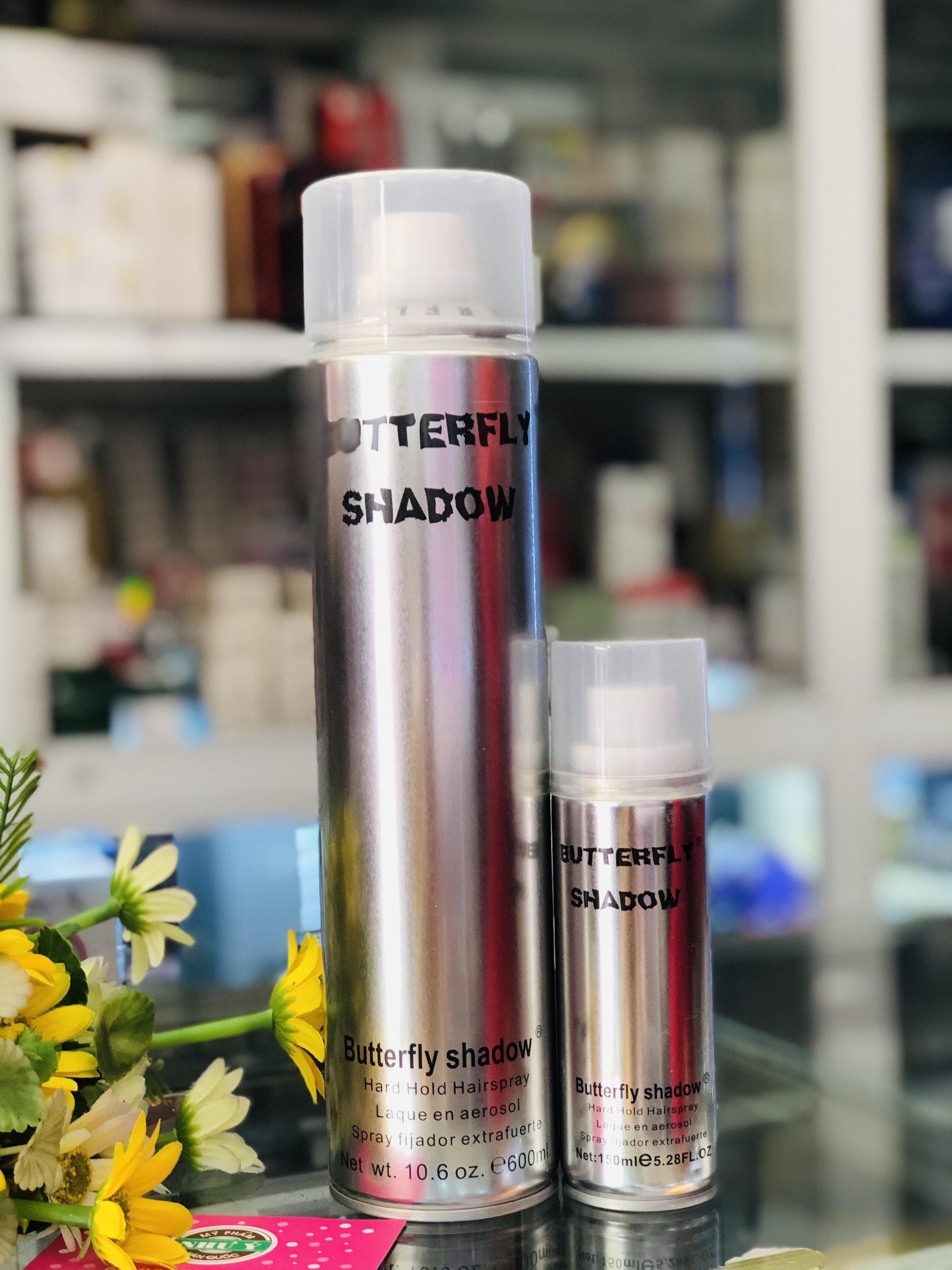 Gôm - keo xịt tóc butterfly shadow 600ml/ 150ml