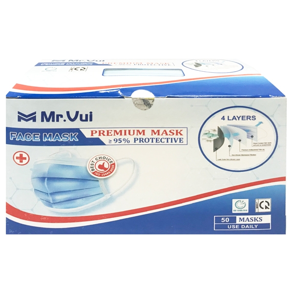 Khẩu trang y tế 4 lớp mr.vui - 01