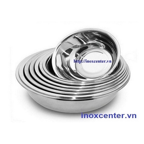 Thau inox 304 cao cấp size vừa