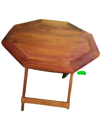 Bàn xếp gỗ bát giác Cafe