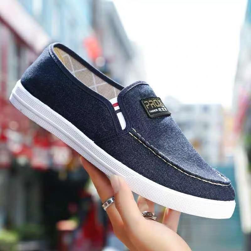 Giày nam , giày lười vải, giày thời trang hiện đại Proxx Xanh. ưu đãi 50%