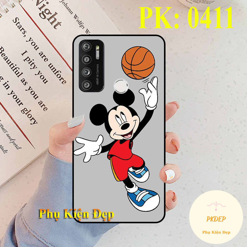 [HCM]Ốp lưng Vsmart Live 4 dẻo đen in hình Chuột MK